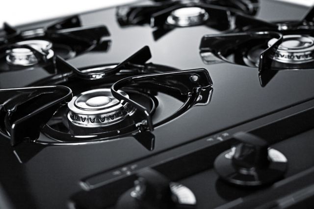 Summit® 24" Black Gas Cooktop-1