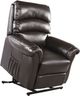 Primo™ International Gotham Fresna Bonded Leather Dark Brown Power Lift Recliner-1