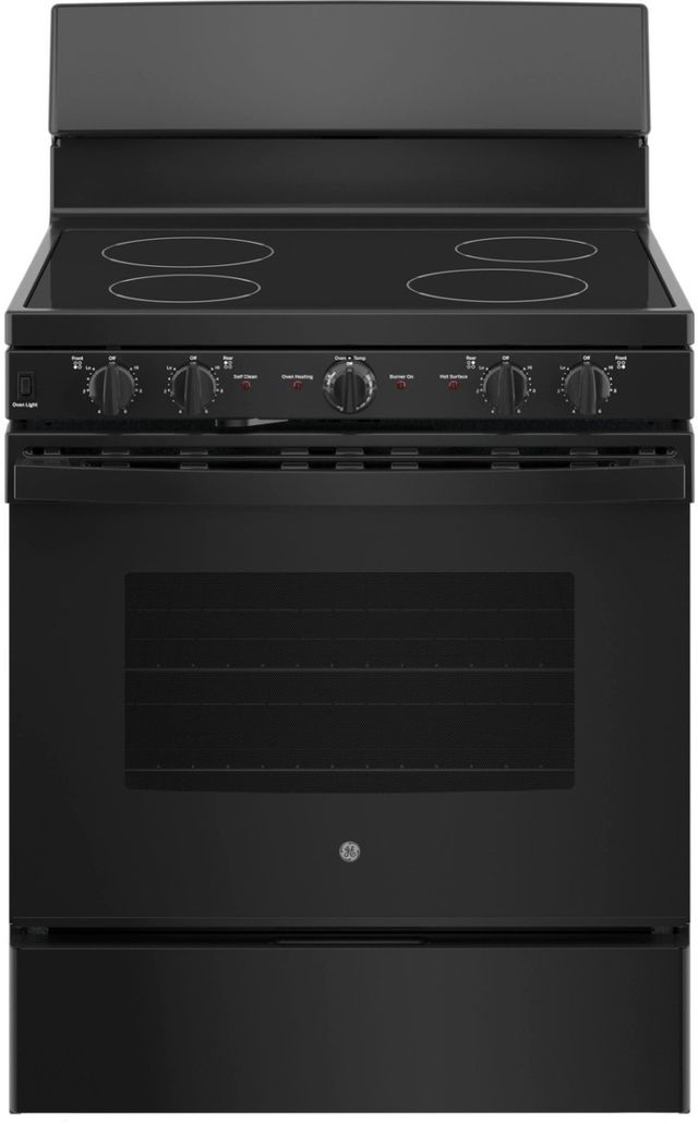 GE® 30" Black Freestanding Electric Range-0