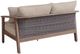 Signature Design by Ashley® Francis Beach Gray/Natural Aluminum/Fabric/Wicker Outdoor Loveseat-3