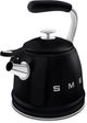 Smeg 50's Style 2.3 L Black Whistling Electric Kettle-5