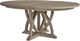 Bernards Citrus Heights 5-Piece Sand/White Round Dining Table Set-1
