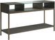 Riverside Furniture Hyde Glass Top Console Table with Caviar Base-0