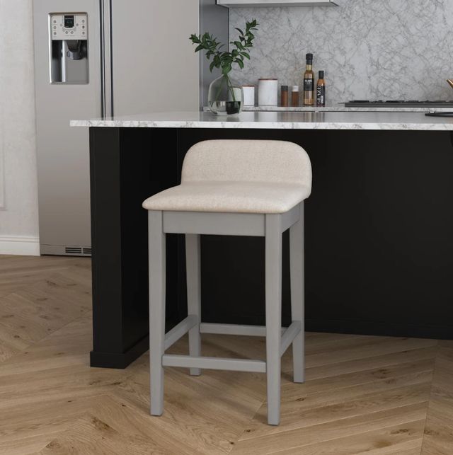 HH2 Home Renmark Gray/Beige Counter Height Stool-4