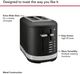KitchenAid® 2 Slice Cast Iron Black Toaster-4