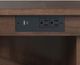 Elements International Santa Barbara 3-Piece Dark Gray/Walnut Dining room Set-4