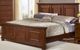 Vaughan-Bassett Reflections Medium Cherry Queen Manson Bed-0