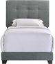 Intercon Addyson Gunmetal Youth Twin Upholstered Panel Bed-2