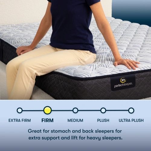Serta® Perfect Sleeper® Blue Lagoon Nights 12" Wrapped Coil Firm Tight Top Queen Mattress-5