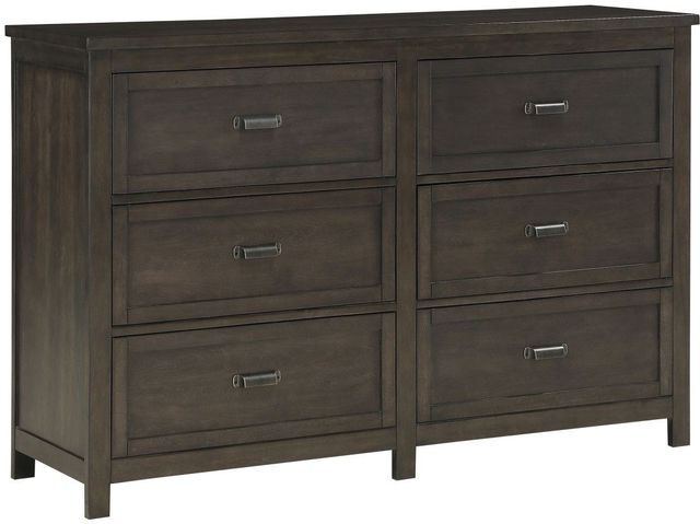 Mazin Furniture Hebron Dark Cherry Dresser-2