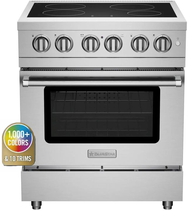 BlueStar® 30" Custom Pro Style Induction Range-0