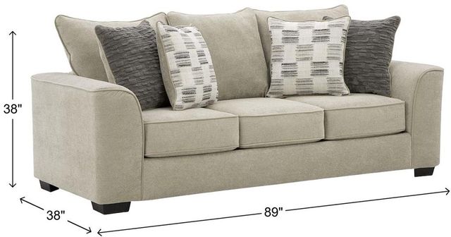 Albany Industries Glenrock Beige Sofa-2