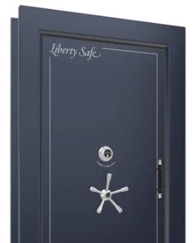 Liberty Safe Blue Gloss In-Swing Left Hinge Mechanical Vault Door-1