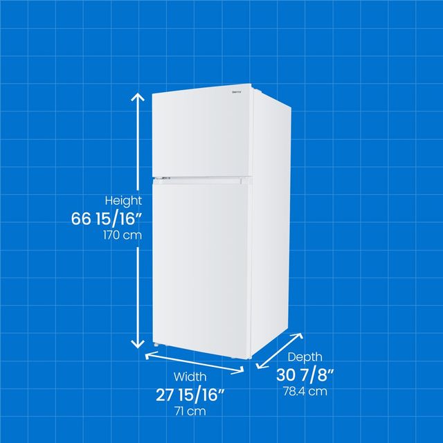 Danby® 27" 18 Cu. Ft. White Frost-Free Top Freezer Refrigerator-1
