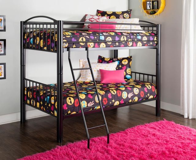 Powell® Heavy Metal Black Full/Full Bunk Bed-1