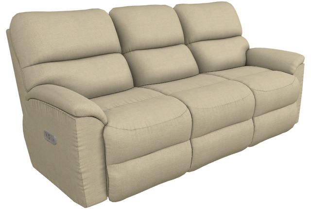 La-Z-Boy® Brooks Sand Power Reclining Sofa with Headrest-0