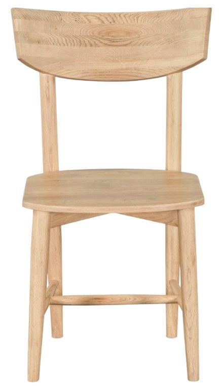Home Trends & Design Calder Natural Oak Dining Chair-1