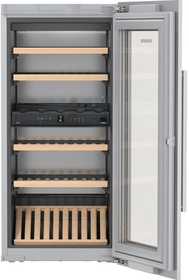 Liebherr 22" 5.6 Cu. Ft. Stainless Steel Buit-In Wine Cooler-1