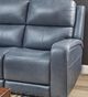 Flexsteel® Oasis Storm Leather Power Sectional with Custom Layout Options-3