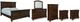 Millennium® by Ashley Porter 6-Piece Rustic Brown King Panel Bed Set-0