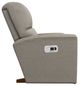 La-Z-Boy® Cade Pebble Chenille Power Rocking Recliner with Headrest and Lumbar-3