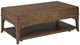 England Furniture Nicolette Brown Rectangular Cocktail Table-2