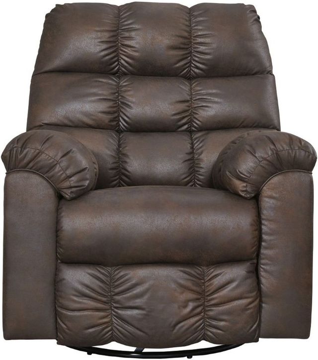 Signature Design by Ashley® Derwin Nut Swivel Glider Recliner-2
