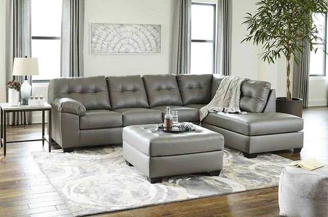 Signature Design by Ashley® Donlen 2-Piece Gray Living Room Set-3