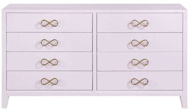 Meridian Furniture Bowtie Gold/Pink Dresser-1