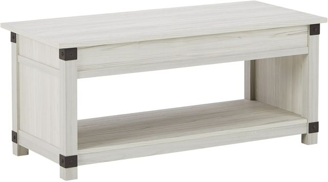 Signature Design by Ashley® Bayflynn Whitewash Lift-Top Coffee Table-3