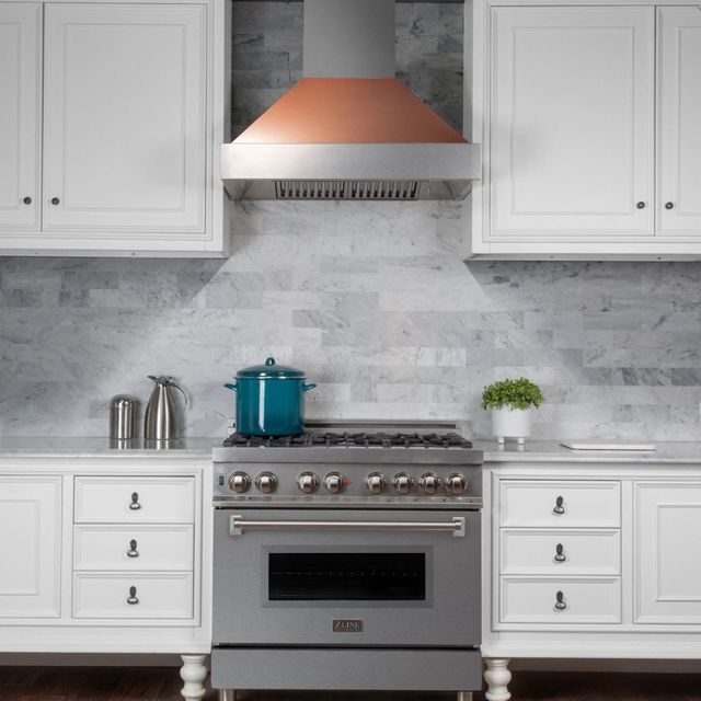 ZLINE 36" Copper Outdoor Wall Mounted Range Hood -4