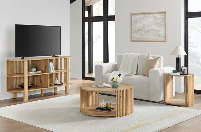 Martin Svensson Fenwick Rustic Oak End Table-1