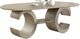 New Classic® Home Furnishings Gwendolyn Cerused Taupe Oval Dining Table-0