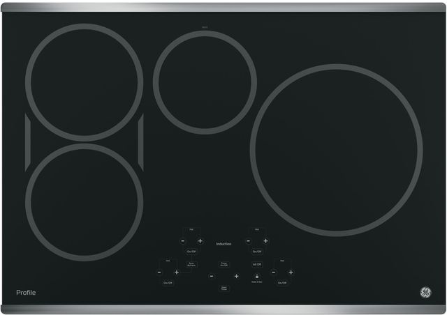 GE Profile™ Series 30" Stainless Steel Built-in Touch Control Induction Cooktop-0