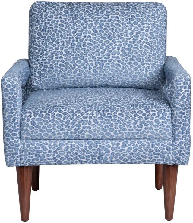 Crestview Collection Olaf Blue Arm Chair-1