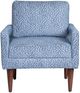 Crestview Collection Olaf Blue Arm Chair-1