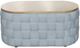 ACME Furniture Saree Natural Coffee Table with Light Teal Base-3