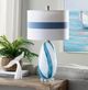 Crestview Collection Prescott Blue/White Table Lamp-5