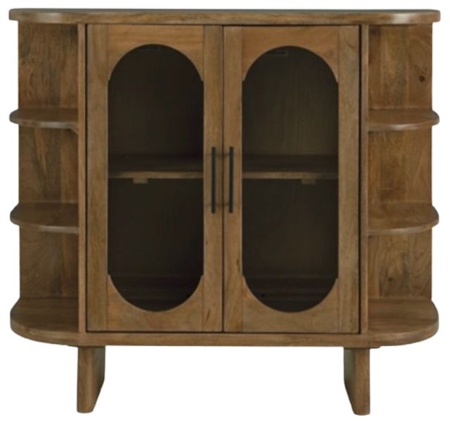 Signature Design by Ashley® Niall Light Brown Accent Cabinet-1