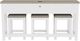 Riverside Furniture Cora 4-Piece Cloud/Fog Truffle Workstation Set-2