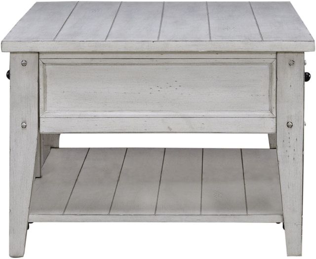 Liberty Furniture Lake House Weathered White Cocktail Table-3