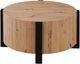 Steve Silver Co. Darcie Natural Cocktail Table with Black Base-3