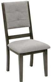 Mazin Furniture Zacharia 5 Piece Fine gray Dining Room Set-2