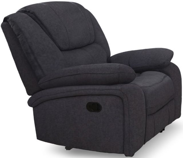 American Wholesale Furniture London Charcoal Reclining Chair-0