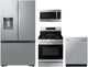 Samsung 4 Piece Stainless Steel Kitchen Package-0