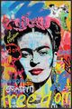 Classy Living Expressive Graffiti Art Freedom Portrait Wall Art-0