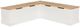 Linon Norah Apple Green/Natural White Nook Bench with Cushion Set-0