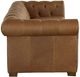 Bassett® Furniture Jamestown Benchmade Soft Umber Leather Sofa-2