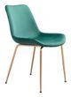 Zuo® Tony Green/Gold Dining Chair-0