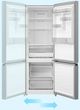 Midea 24” 11.5 Cu. Ft. Stainless Steel Counter Depth Bottom Freezer Refrigerator with Reversible Door-2